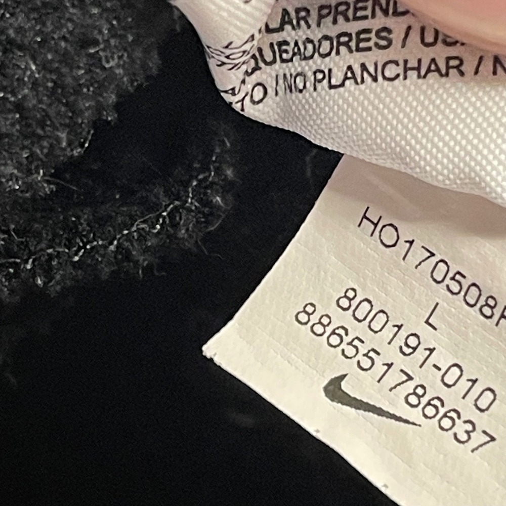 Nike Therma-FIT Training Pants Mens L Black Fleece Lined Tapered 800191-010 - Picture 8 of 9
